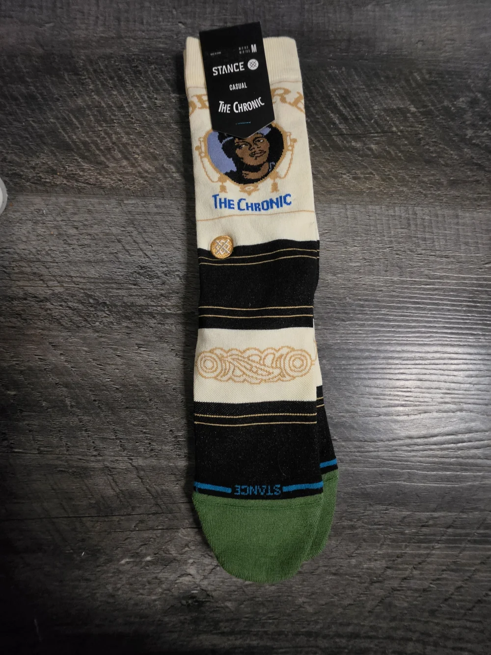 Stance The Chronic Crew Socks Size M